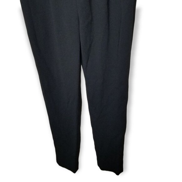 Babaton Black Seamus Open Back Jumpsuit Sleeveless Top Pants Bottom Pockets - Picture 4 of 10